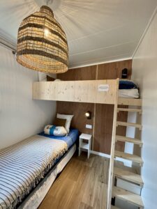 chambre 2 lits cabane spa vendée